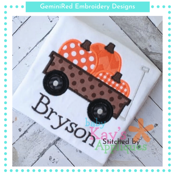 Pumpkin Wagon {Four Sizes} - Image 3