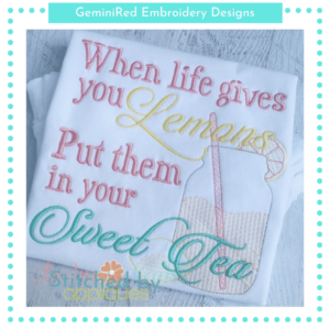 Put Lemons in your Sweet Tea {Four Sizes}
