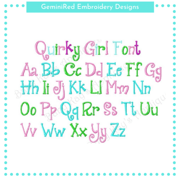 Quirky Girl Font {Five Sizes}