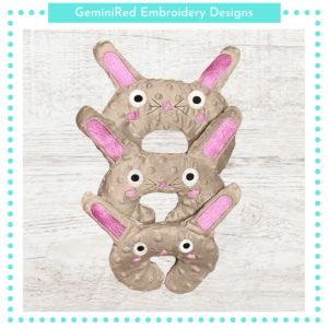 Rabbit Friend Pillow {Three Sizes}