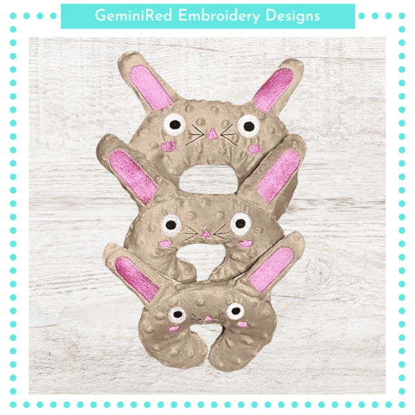 Rabbit Friend Pillow {Three Sizes}