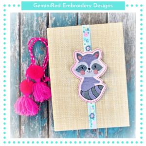 Raccoon Bookband {4x4}