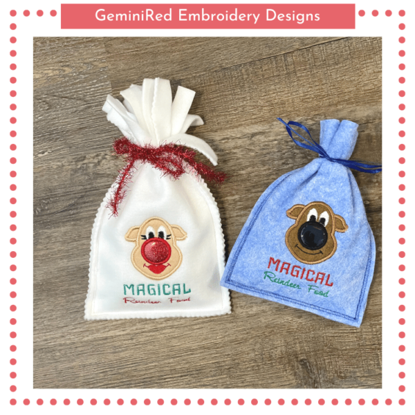 Reindeer Friends Magical Food Bag {5x7} - Image 4