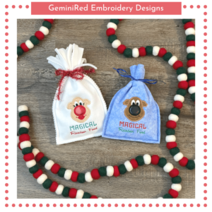 Reindeer Friends Magical Food Bag {5x7}