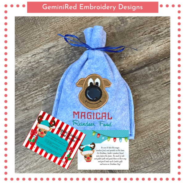 Reindeer Friends Magical Food Bag {5x7} - Image 3
