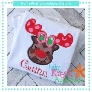 Reindeer Girl {Four Sizes}