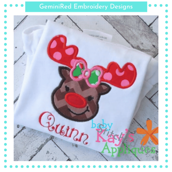 Reindeer Girl {Four Sizes}