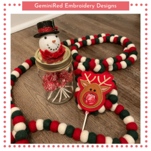 Reindeer Lollipop Holder {4x4}
