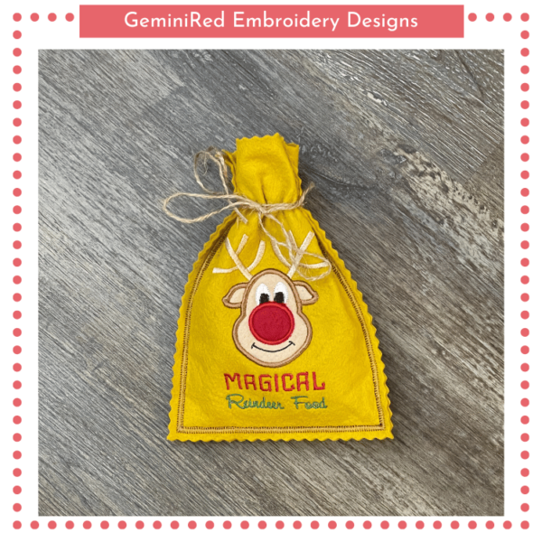 Reindeer Magical Food Bag {5x7} - Image 2