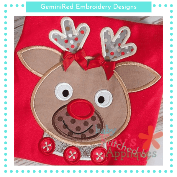Reindeer Rudolph {Four Sizes} - Image 2