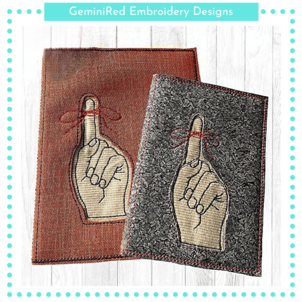 Remember Ribbon Notebook Cover {Three Sizes}