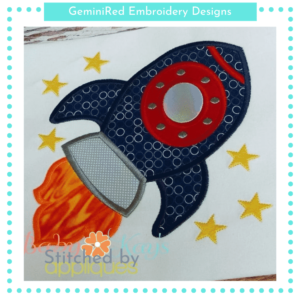 Rocket Ship {Four Sizes}
