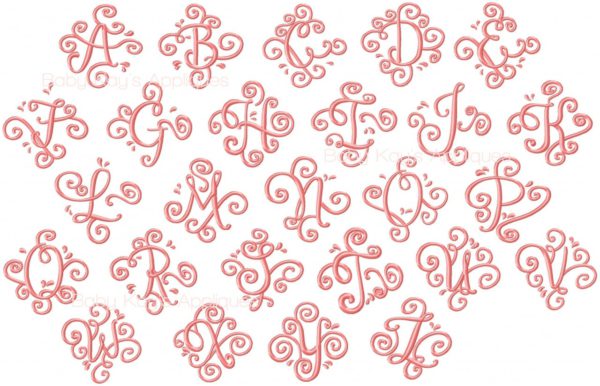 Flourish Elite Monogram Font {Three Sizes} - Image 4