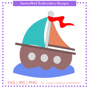 CUT FILE - Sailboat