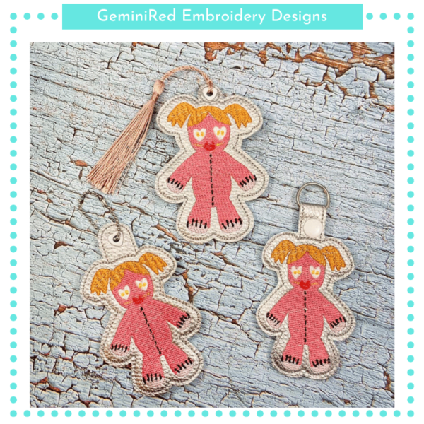 Sally Voodoo Doll Bookmark {4x4}