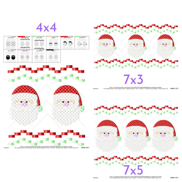 Santa Faux Smock {Three Sizes} - Image 2