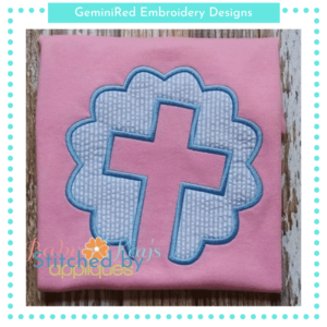 Scallop Cross Cut Out {Four Sizes}