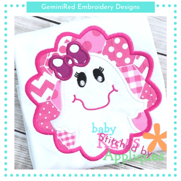 Scallop Frame Girly Ghost {Four Sizes} - Image 2