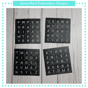 School Coaster Set {4x4}