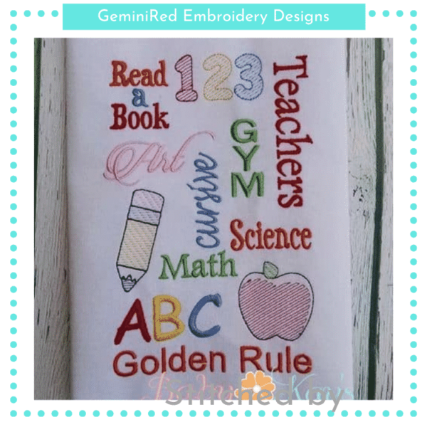 School Words Set {Four Sizes}
