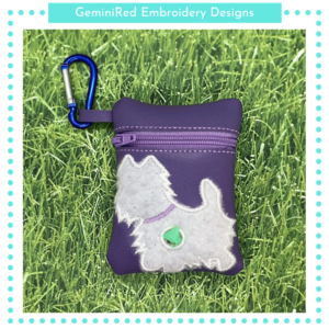 Scottie Dog Poo Bag {4x4}