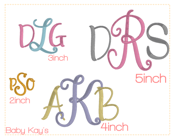 Marry Me Monogram Font 2 {Five Sizes} - Image 2