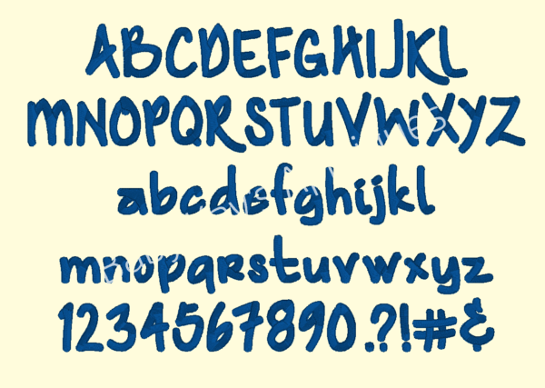 Nymphs Handwriting Font {Seven Sizes} - Image 2