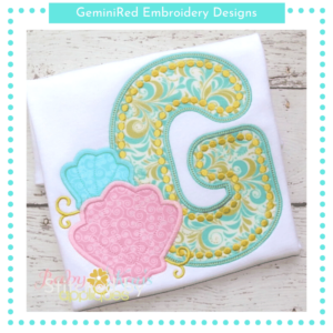Sea Shell Alpha {Four Sizes}