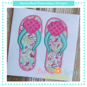 Sea Shell Flip-Flops {Four Sizes}