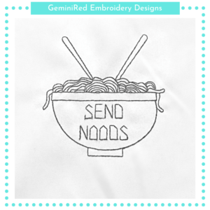 Send Noods Pun {Two Sizes}