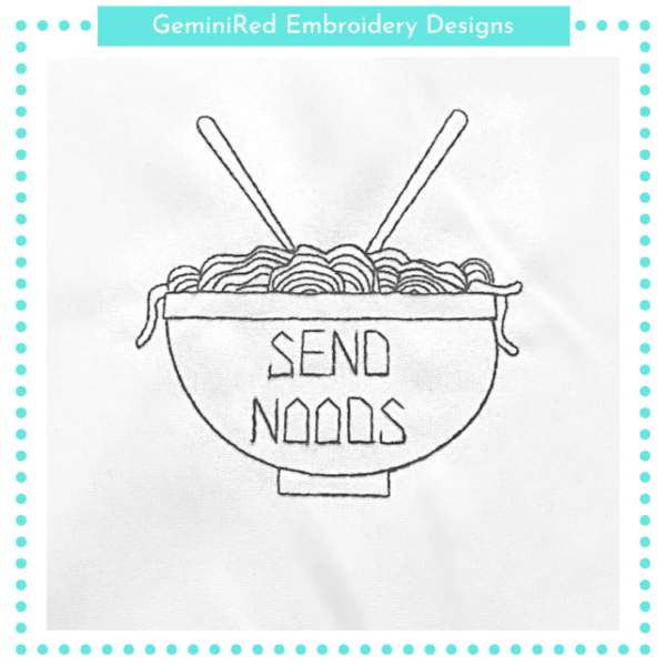 Send Noods Pun {Two Sizes}