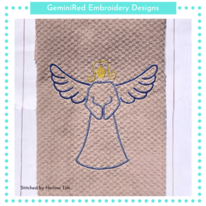 Simple Angel 4 {Three Sizes}