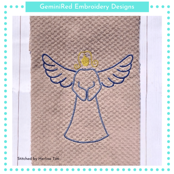 Simple Angel 4 {Three Sizes}