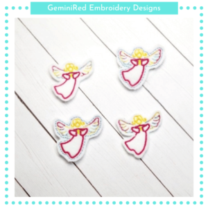 Simple Angel Feltie 5 {4x4}