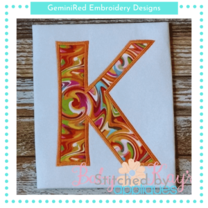 Simple Days Appliqué Alpha {Four Sizes}