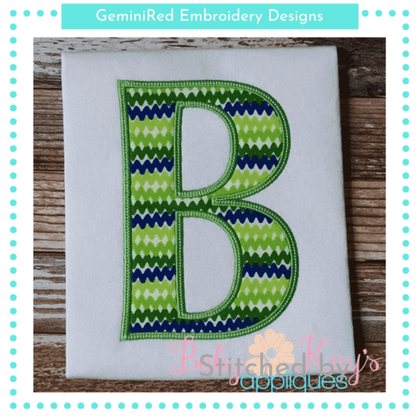 Simple Days Appliqué Alpha {Four Sizes} - Image 3
