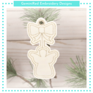 Simplicity Angel Ornament {4x4}