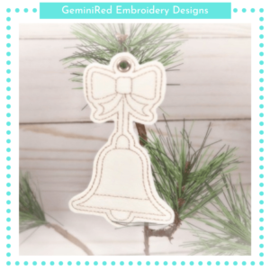 Simplicity Bell Ornament {4x4}