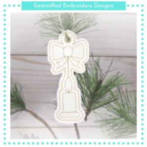 Simplicity Candle Ornament {4x4}