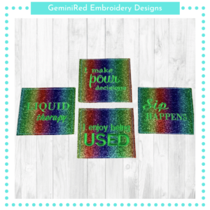 Sip Happens Coaster Set {4x4}