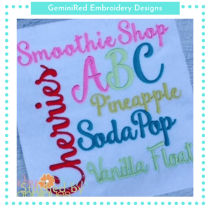 Smoothie Shop Font {Five Sizes}
