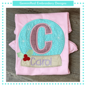 Snow Globe Alpha {Four Sizes}