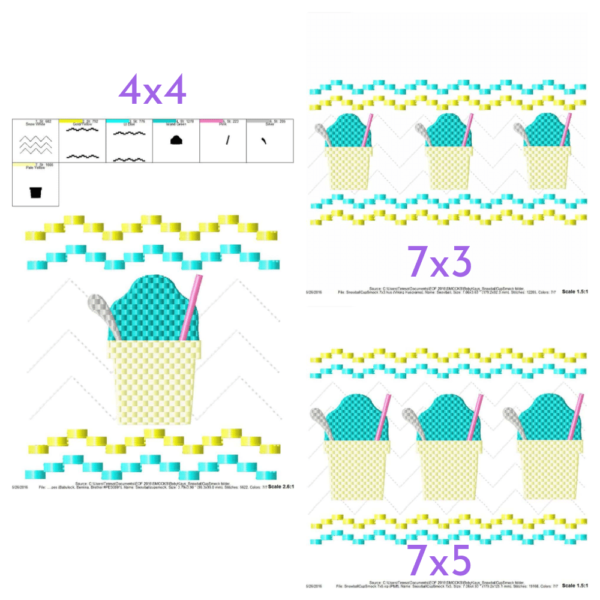 Snowball Cup Faux Smock {Three Sizes} - Image 2