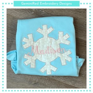 Snowflake Vintage Outline {Four Sizes}