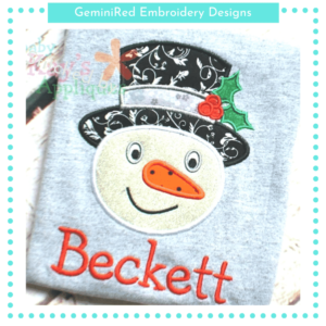 Snowman Head {Four Sizes}