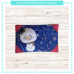 Snowman Mug Rug {5x7}