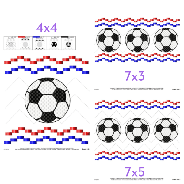 Soccer Faux Smock {Three Sizes} - Image 2