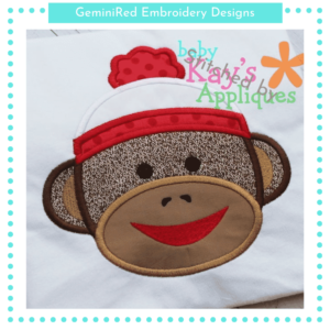Sock Monkey Boy {Four Sizes}