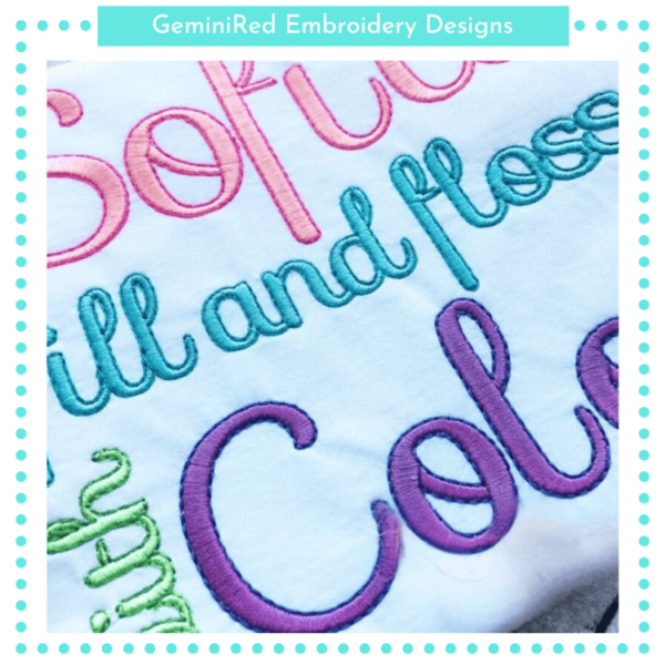 Sofia Fill & Floss Color {Five Sizes} - Image 2