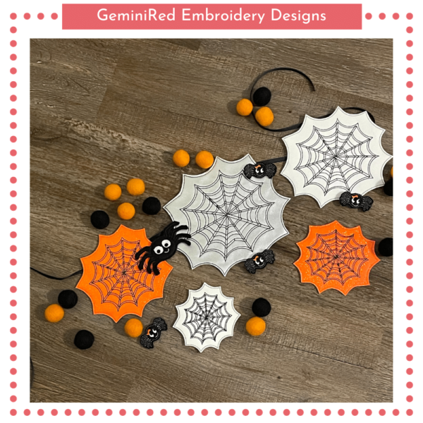 Spider Web (Bean Stitch) Banner {Five Sizes} - Image 2